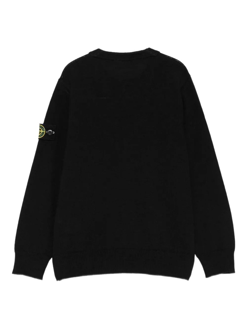 Maglione girocollo con applicazione Compass 
