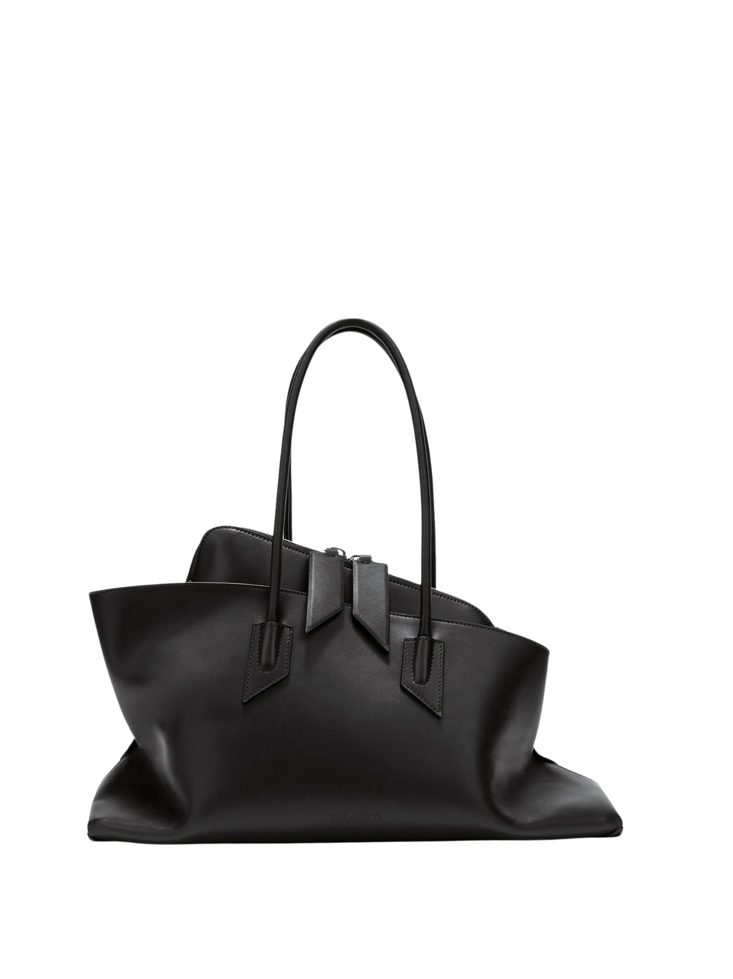 ''La Passeggiata Medium'' black top handle 