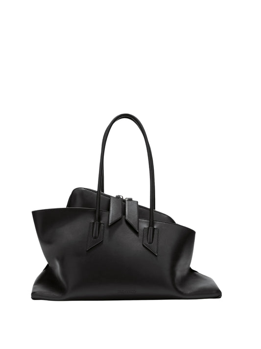 ''La Passeggiata Medium'' black top handle 