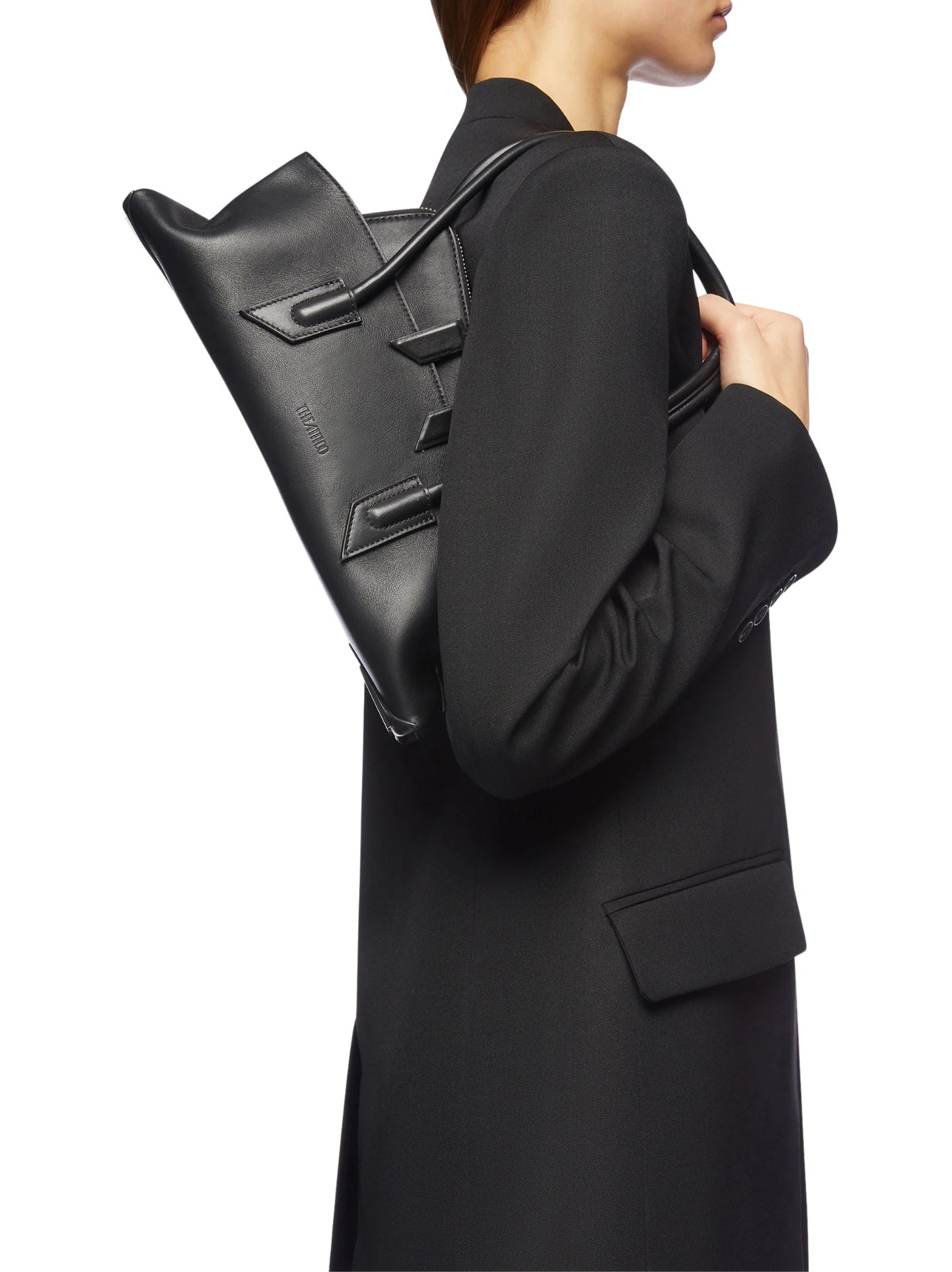 ''La Passeggiata Small'' black top handle 
