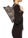 Load image into Gallery viewer, 'La Passeggiata Small'' grey top handle 
