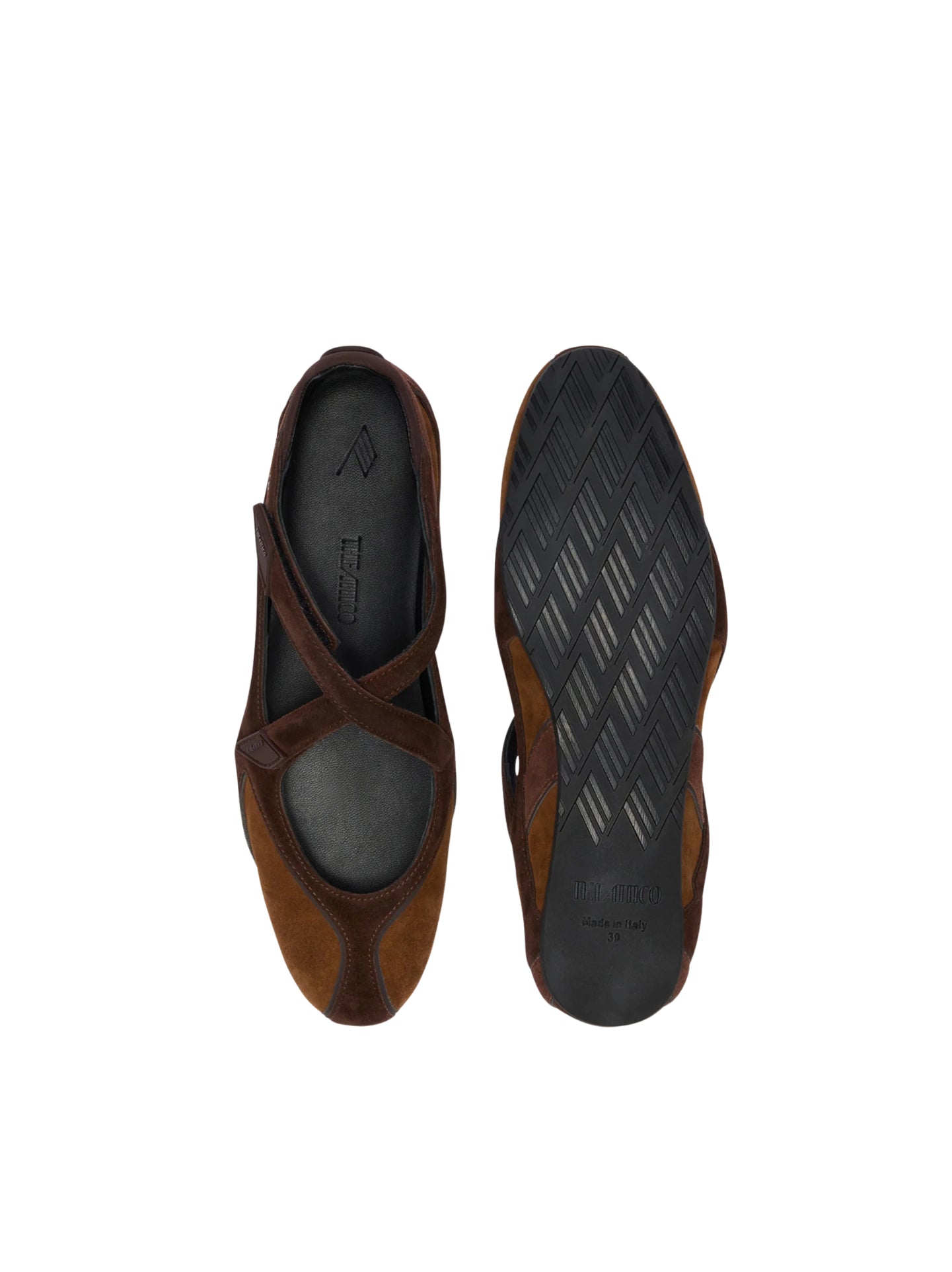 ''Floor 01'' brown ballerina flat 