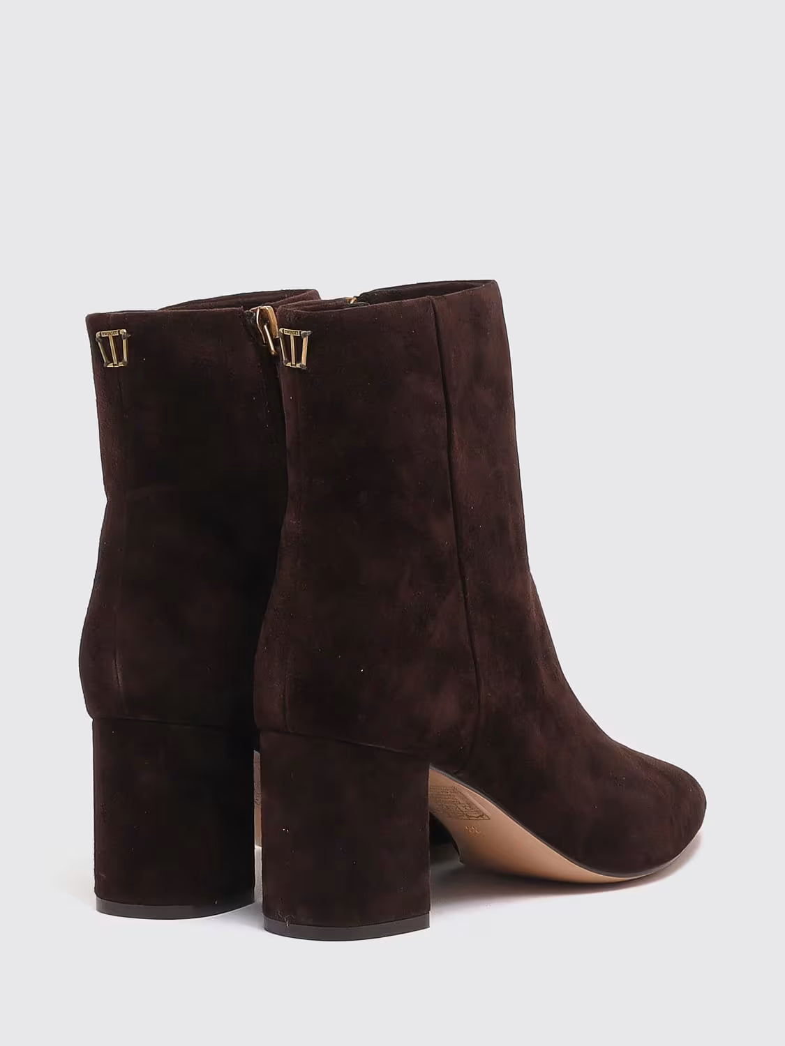 Stivali TWINSET in pelle Coffee