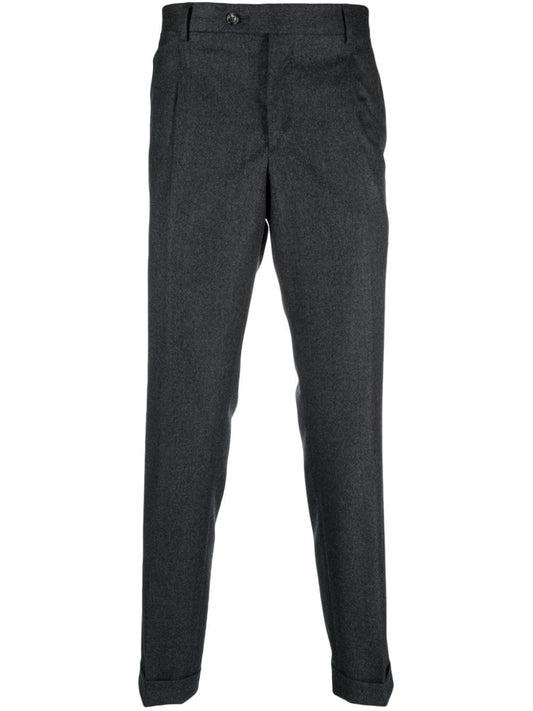 Tailored trousers with pleats