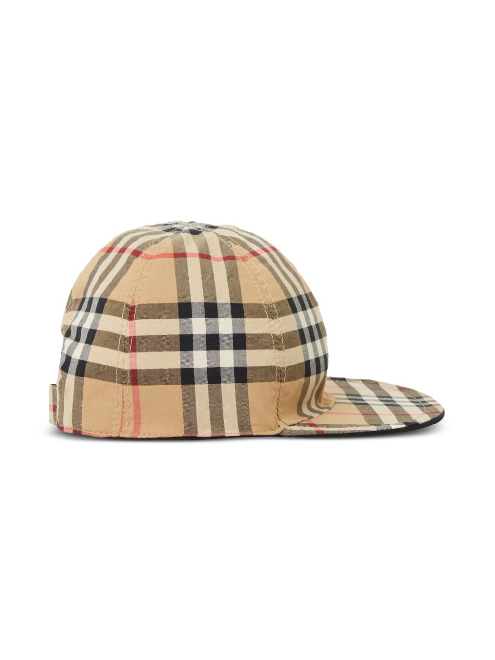 Checkered baseball hat