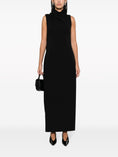 Load image into Gallery viewer, Long sleeveless dress with draped neckline
