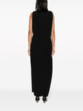 Load image into Gallery viewer, Long sleeveless dress with draped neckline
