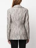 Load image into Gallery viewer, Single-breasted blazer with jacquard effect
