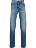 Load image into Gallery viewer, Straight jeans with patch
