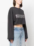 Load image into Gallery viewer, Cropped sweatshirt with print
