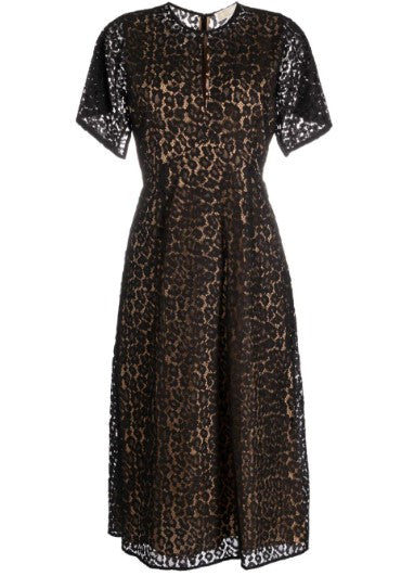 Cheetah midi dress