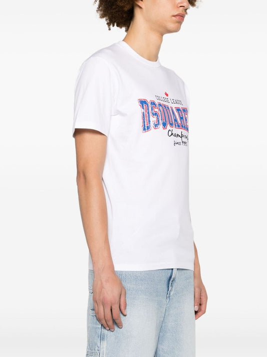 T-shirt College con stampa