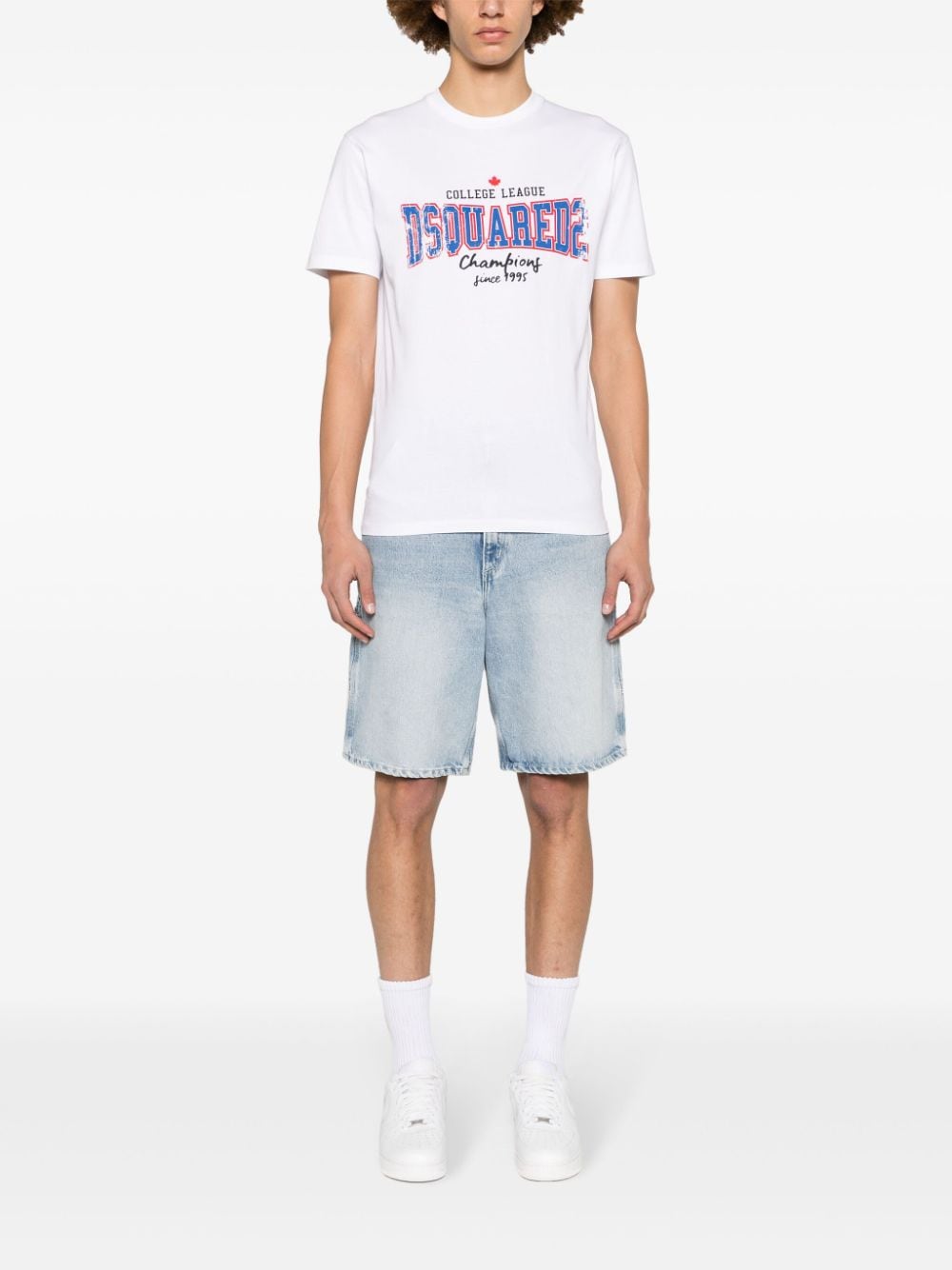 College T-shirt with print