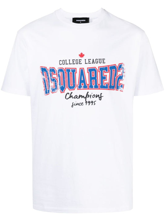 College T-shirt with print